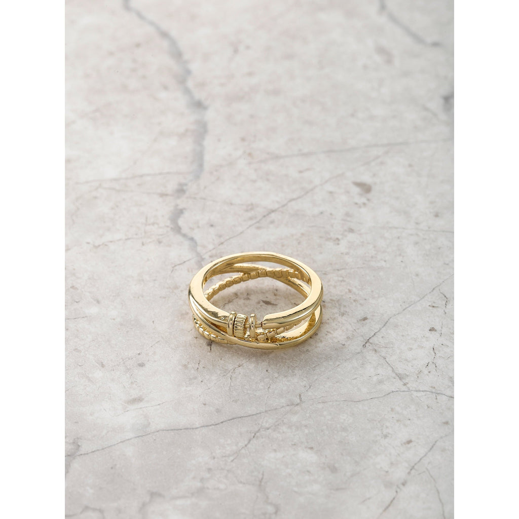 Believe by Brilliance 14KT Gold Flash Plated Ring, Fidget Spin Feature, 1 Piece